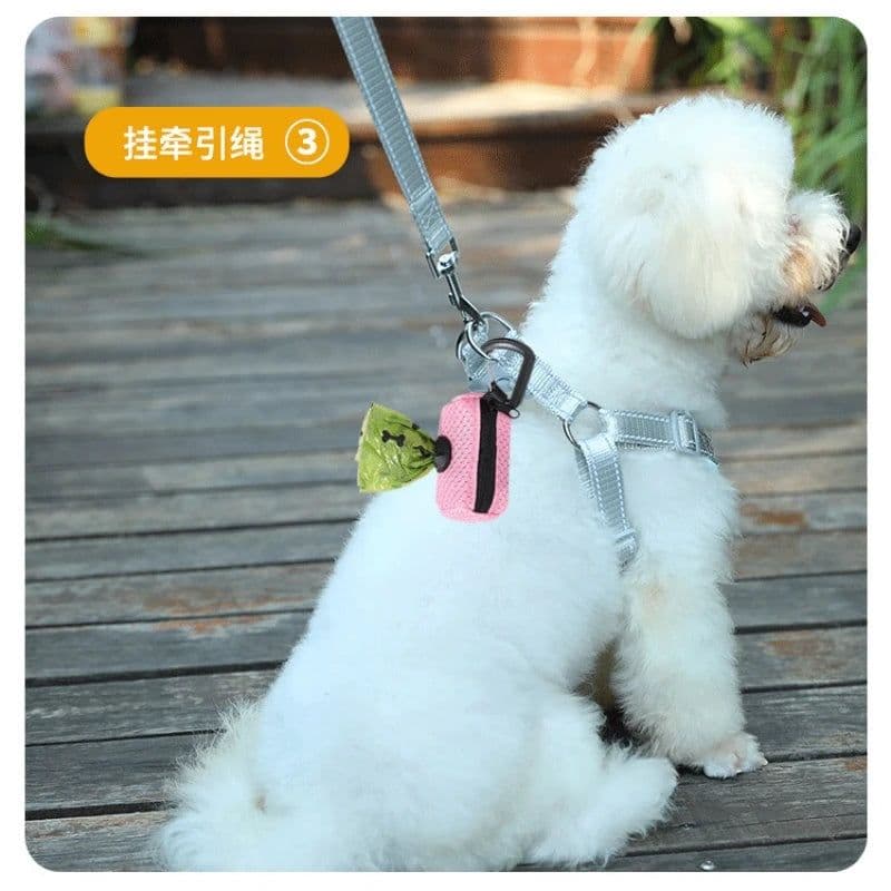 image-Dog Poop Bag Dispenser Hangingable Dog Poop Bag Holder Poo Bags Dispenser for Dogs Walking Garbage Bags Dispensers Pet Supplies