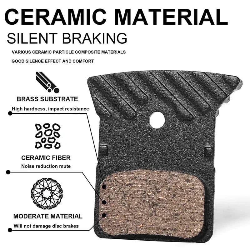 image-BUCKLOS Bike Hydraulic Disc Brake Pads Ceramic MTB Brake Pad fit Shimano L05A N03A N04C Road Mountain Bicycle Brake Pads