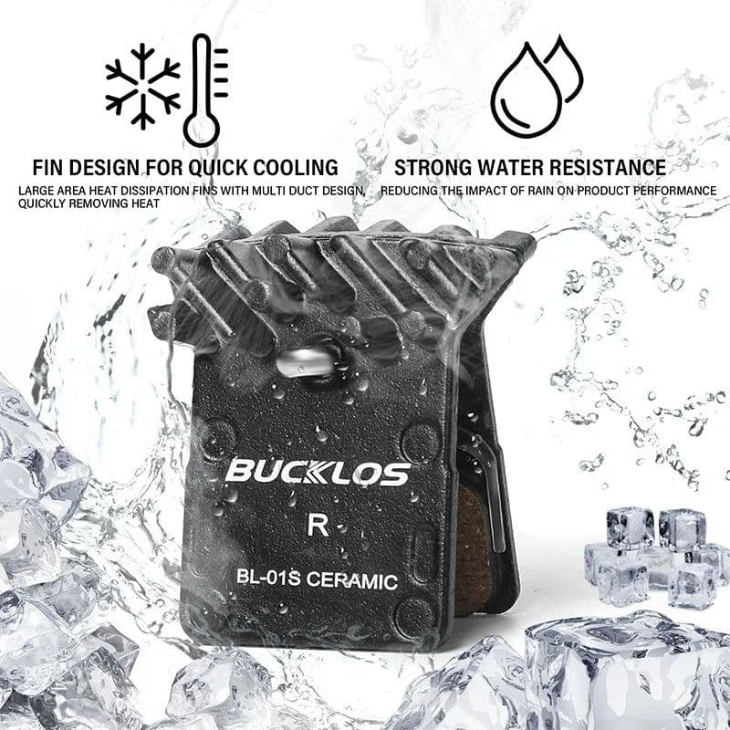 image-BUCKLOS Bike Hydraulic Disc Brake Pads Ceramic MTB Brake Pad fit Shimano L05A N03A N04C Road Mountain Bicycle Brake Pads