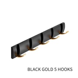 image-Becola Door Hanger Clothes Hook Towel Holder Wall mounted Racks For Towels Golden Bathroom Accessories Bag Hangers Small Hooks