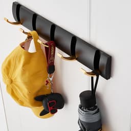 image-Becola Door Hanger Clothes Hook Towel Holder Wall mounted Racks For Towels Golden Bathroom Accessories Bag Hangers Small Hooks