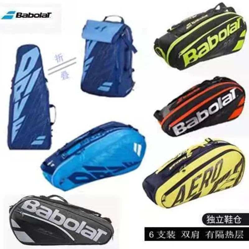 image-Original BABOLAT Tennis Bag Badminton Backpack 6 Tennis Rackets Bag Sports Padel Rackets Beach Tennis Backpack Raqueteira Tenis