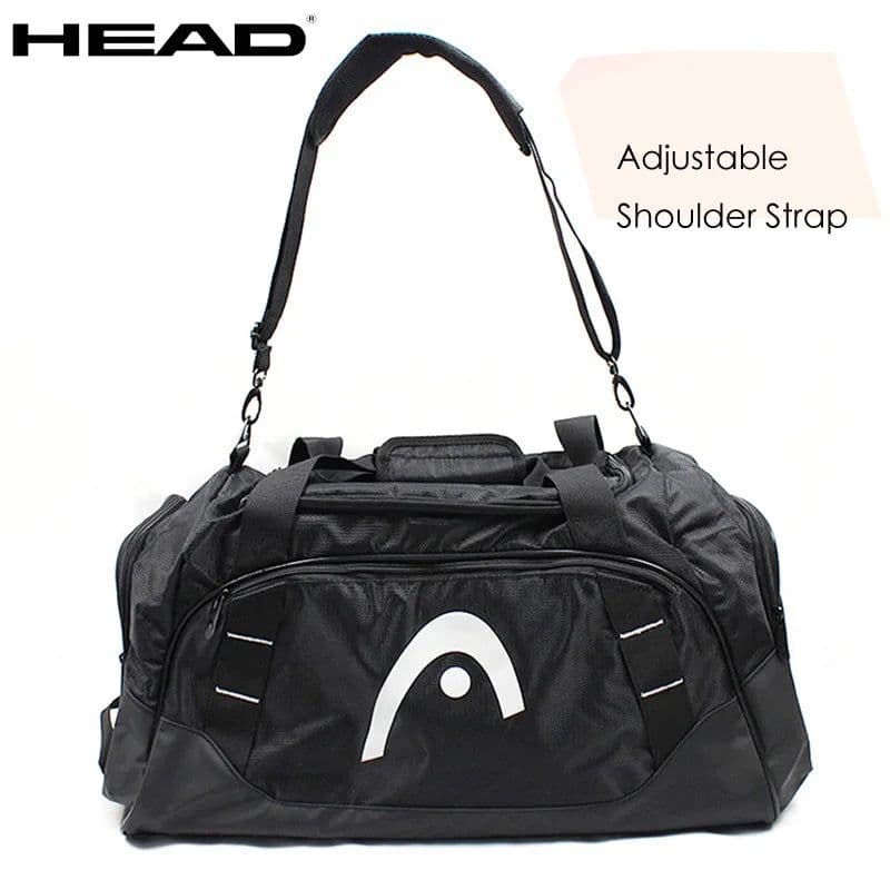 image-Men Black Original HEAD Tennis Squash Rackets Bag Polyester Nylon Badminton Package Shoulder Bag Tenis Racquet De Padel Backpack