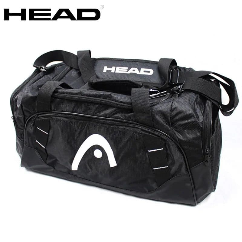 image-Men Black Original HEAD Tennis Squash Rackets Bag Polyester Nylon Badminton Package Shoulder Bag Tenis Racquet De Padel Backpack