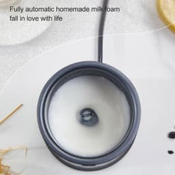 image-Electric Milk Frother Automatic Hot and Cold Milk Frother Warmer for Latte Foam Maker for Coffee Hot Chocolates Cappuccino EU