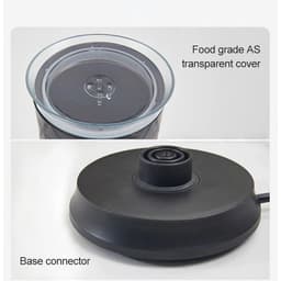 image-Electric Milk Frother Automatic Hot and Cold Milk Frother Warmer for Latte Foam Maker for Coffee Hot Chocolates Cappuccino EU
