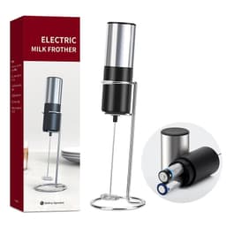 image-Portable Mini Electric Milk Frother Foamer Coffee Foam Egg Beater Cappuccino Stirrer Food Blender Kitchen with Stand Whisk Tools