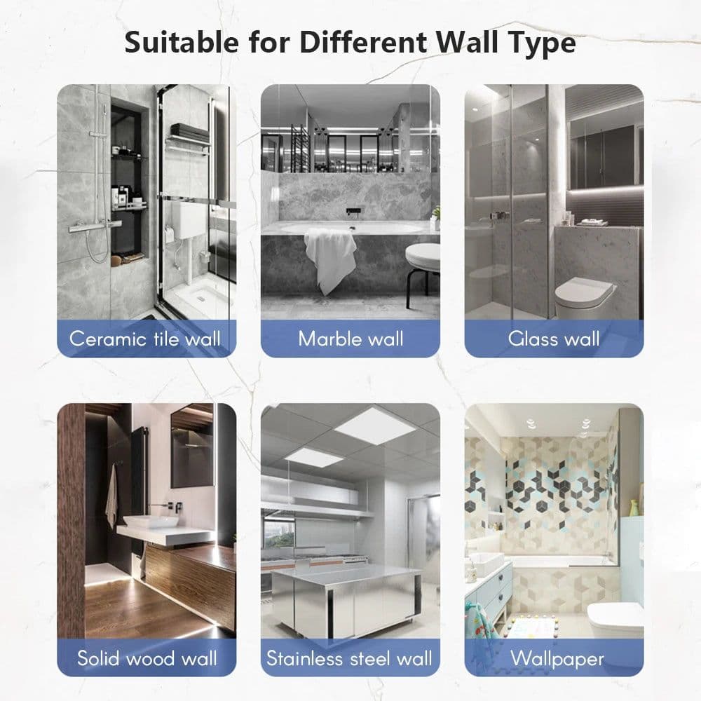 image-Bathroom Tissue Dispenser Wall-mounted Paper Towel Holder Punch Free Hand Towel Dispenser for Kitchen Toilet Paper Holder
