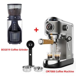 image-BioloMix 20 Bar Semi Automatic Coffee Machine, with Milk Steam Frother Wand,for Espresso,Cappuccino,Latte and Mocha