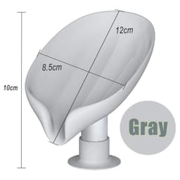 image-Suction Cup Soap dish For bathroom Shower Portable Leaf Soap Holder Plastic Sponge Tray For Kitchen Bathroom accessories