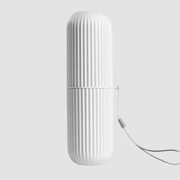 image-Toothbrush Cup with Cap Creative Toothpaste Holder Portable Storage Case Box Organizer Toiletries Storage Cup Travel Gadgets