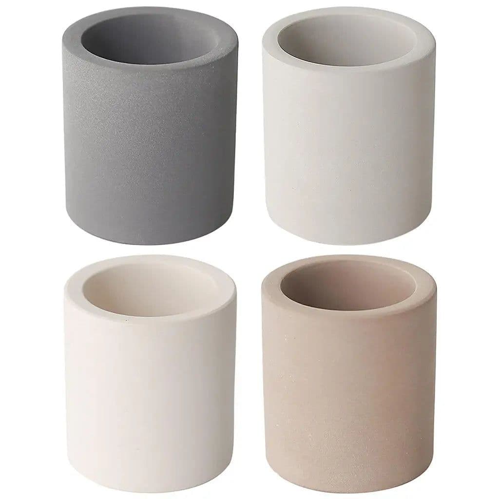 image-Diatomite Toothbrush Holder Cup Toothpaste Makeup Brushes Razors Holder Bathroom Countertop Organizer Bathroom Accessories