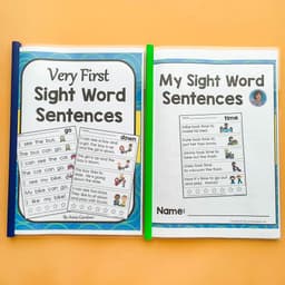 image-My Very First Sight Word Sentence kids Learning English Homework Interactive Phonics Coloring Practice Workbook worksheet books