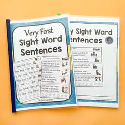 image-My Very First Sight Word Sentence kids Learning English Homework Interactive Phonics Coloring Practice Workbook worksheet books