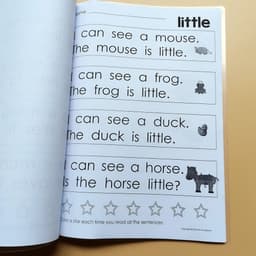 image-My Very First Sight Word Sentence kids Learning English Homework Interactive Phonics Coloring Practice Workbook worksheet books