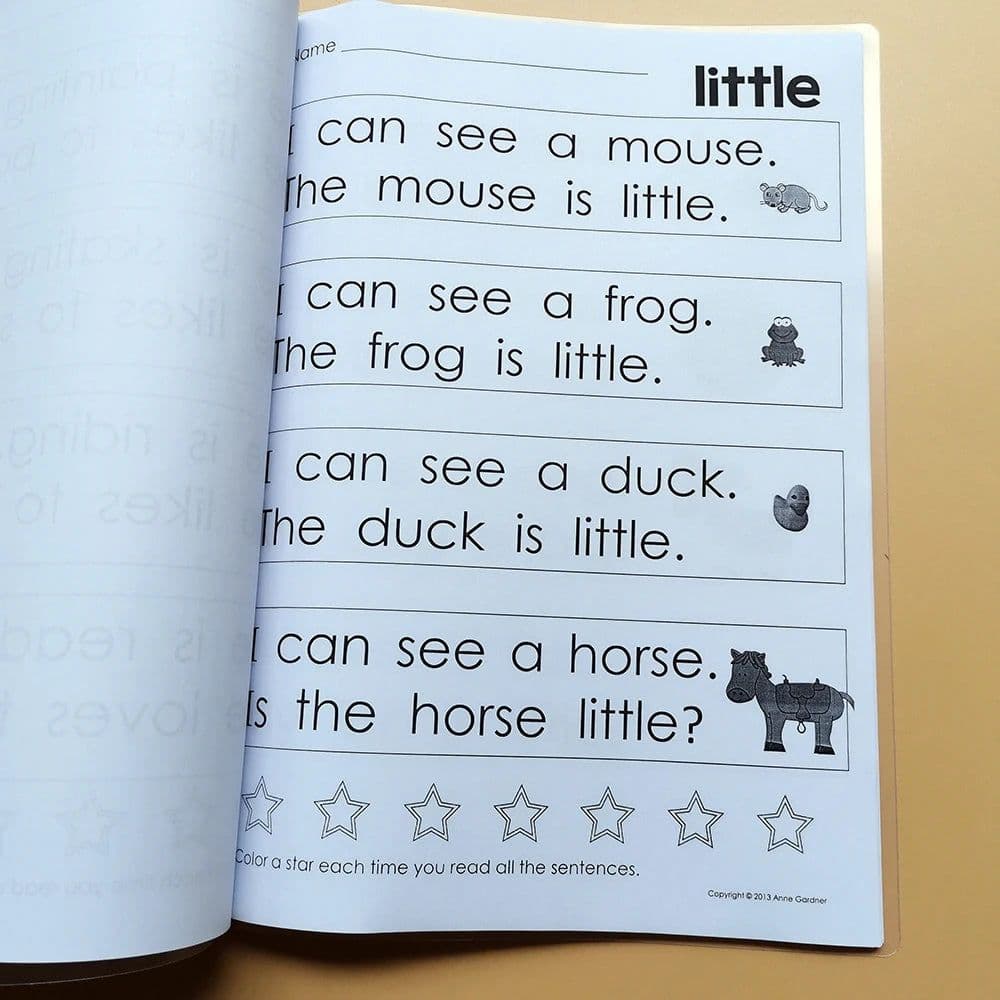 image-My Very First Sight Word Sentence kids Learning English Homework Interactive Phonics Coloring Practice Workbook worksheet books