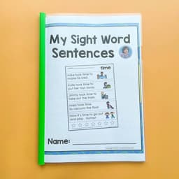 image-My Very First Sight Word Sentence kids Learning English Homework Interactive Phonics Coloring Practice Workbook worksheet books
