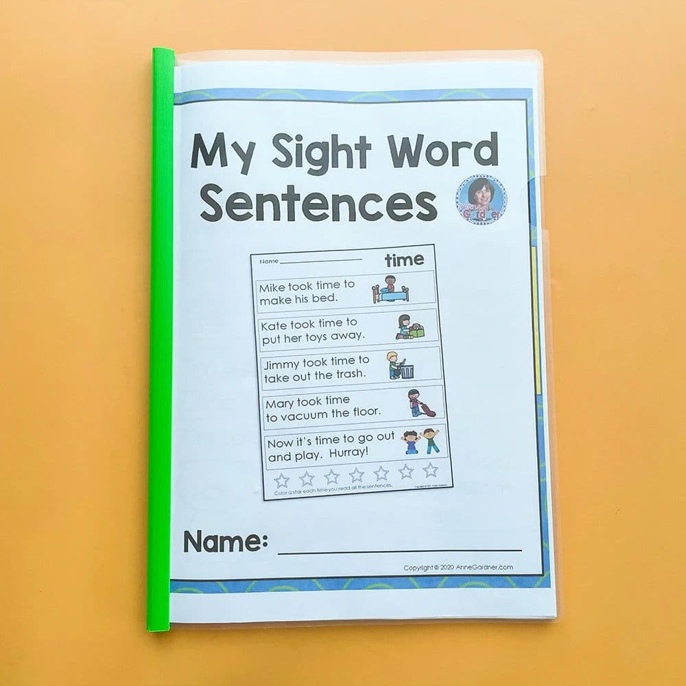 image-My Very First Sight Word Sentence kids Learning English Homework Interactive Phonics Coloring Practice Workbook worksheet books