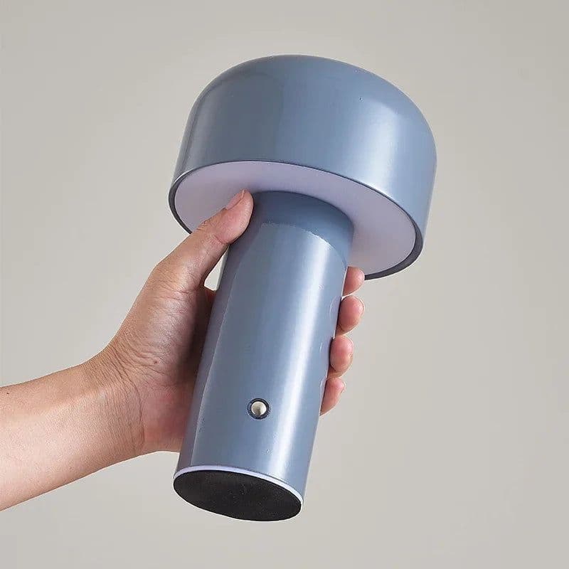 image-Mushroom Lamp Charging Touch Desk Coffee Bar, Hotel Bedroom Decoration, Nordic Creative Atmosphere, Small Night Light