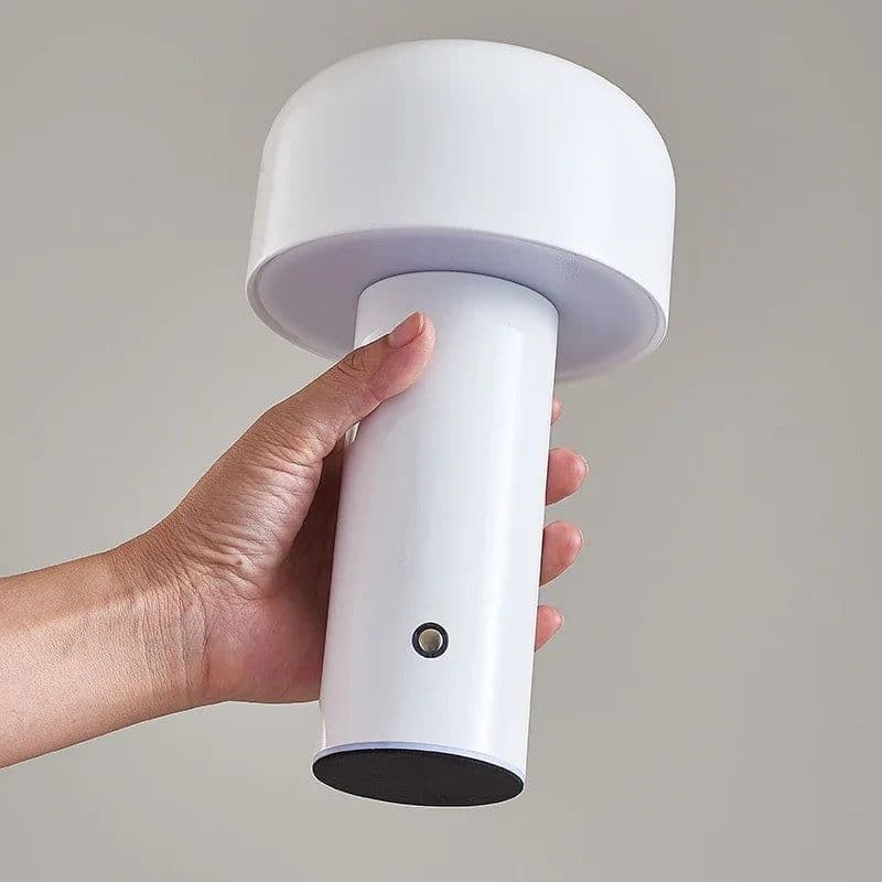 image-Mushroom Lamp Charging Touch Desk Coffee Bar, Hotel Bedroom Decoration, Nordic Creative Atmosphere, Small Night Light