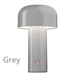 image-Mushroom Lamp Charging Touch Desk Coffee Bar, Hotel Bedroom Decoration, Nordic Creative Atmosphere, Small Night Light