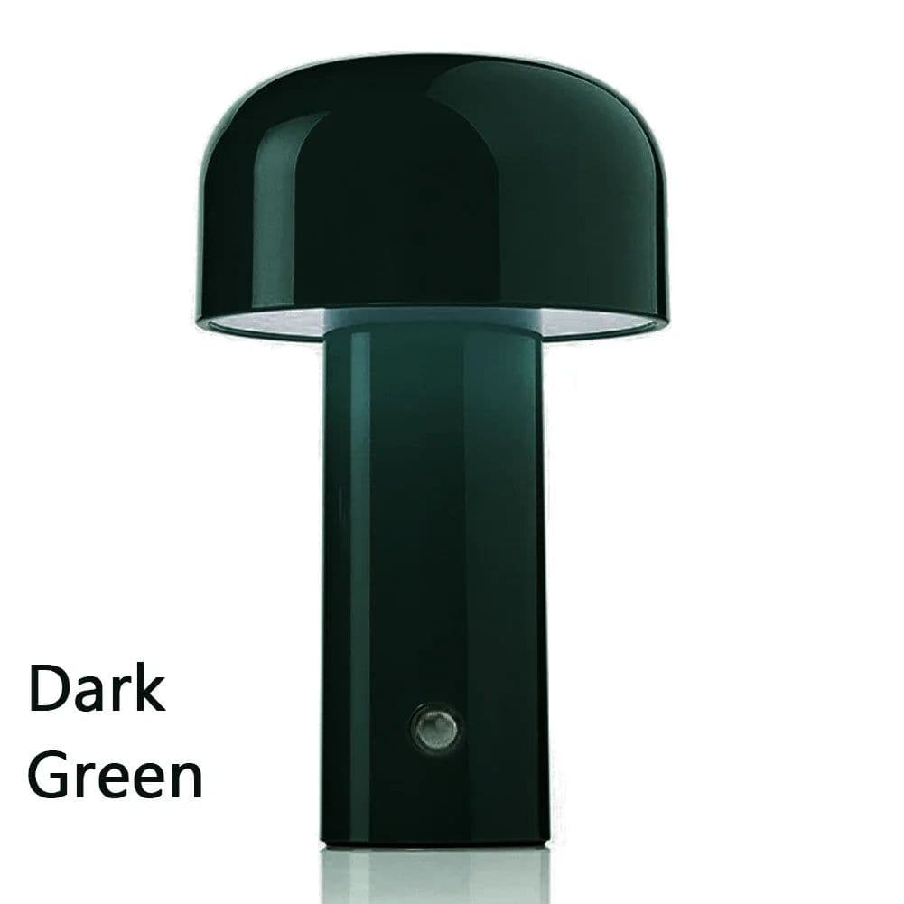 image-Mushroom Lamp Charging Touch Desk Coffee Bar, Hotel Bedroom Decoration, Nordic Creative Atmosphere, Small Night Light