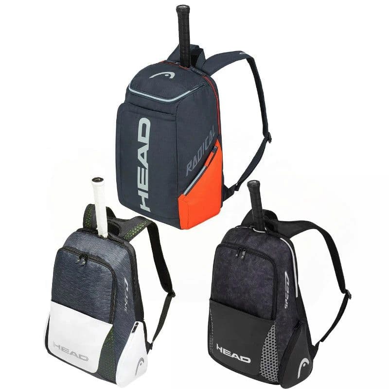 image-Head Tennis Backpack Team Multi-functional Sports Badminton Racket Bag For 1-2 Pcs Padel With Shoes Bag