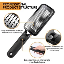image-1Pcs Foot Rapr File For Women Man Heel Black Scrubber Dry Dead Skin Callus Remover Feet Skin Care Spa Products Pedicure Tools