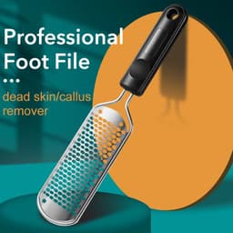 image-1 Pcs Foot File For pedicure Stainless Pedicure Tools Dead dead skin remover for feet Blade Replaceable foot care brush Callus