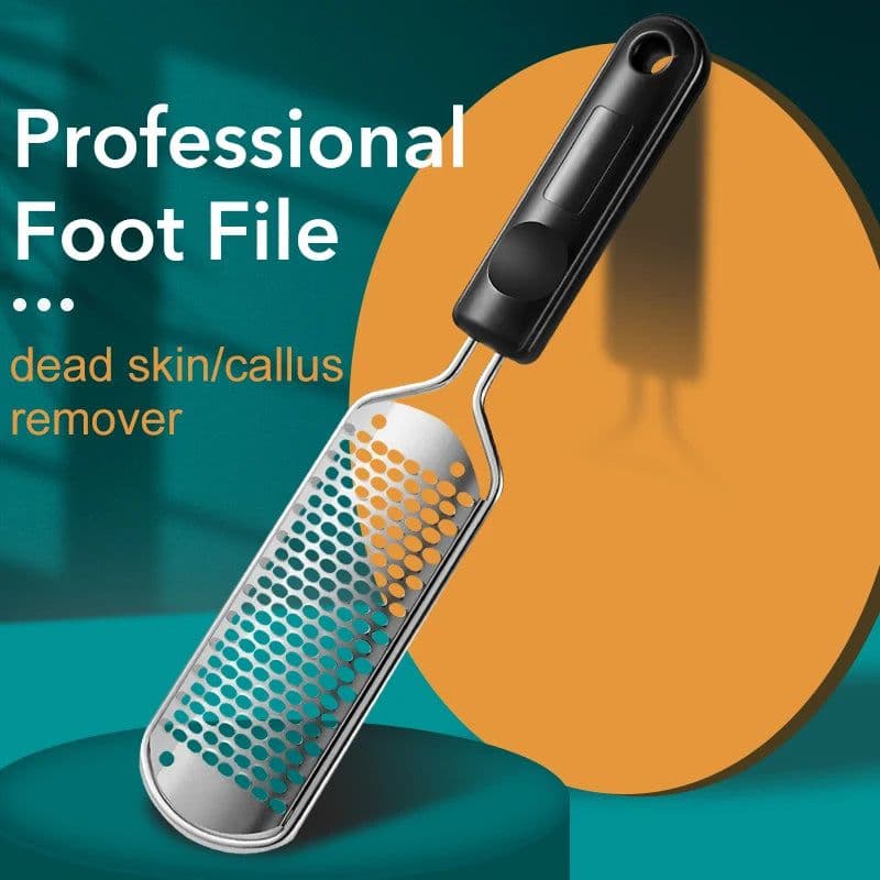 image-1 Pcs Foot File For pedicure Stainless Pedicure Tools Dead dead skin remover for feet Blade Replaceable foot care brush Callus