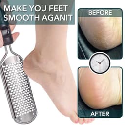 image-1 Pcs Foot File For pedicure Stainless Pedicure Tools Dead dead skin remover for feet Blade Replaceable foot care brush Callus
