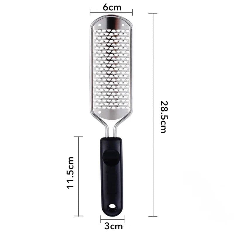 image-1 Pcs Foot File For pedicure Stainless Pedicure Tools Dead dead skin remover for feet Blade Replaceable foot care brush Callus