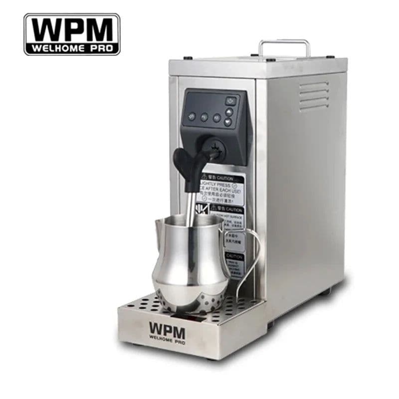 image-220-240V Fully automat Professional milk steamer with temperature setting/stainless steel milk frother machine WPM WELHOME PRO