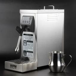 image-220-240V Fully automat Professional milk steamer with temperature setting/stainless steel milk frother machine WPM WELHOME PRO
