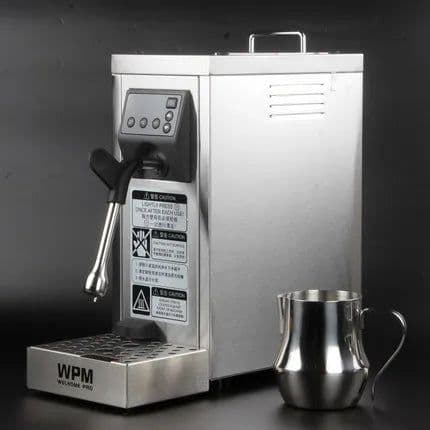 image-220-240V Fully automat Professional milk steamer with temperature setting/stainless steel milk frother machine WPM WELHOME PRO