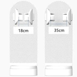 image-Toothbrush Stand Rack Organizer Electric Toothbrush Wall-Mounted Holder Space Saving No Punching Bathroom Accessories