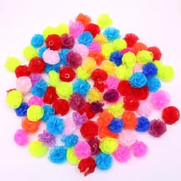 image-20PCS Cute Handmade Small Puppy Dog Hair Bows Pet Dog Hair Accessories Flower Bows Dog Grooming Bows for Small Dogs Pet Products