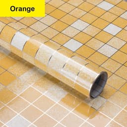image-Bathroom Waterproof Tiles Wall Sticker Self-Adhesive Kitchen Stove Oil-Proof Fireproof Wallpaper Aluminum Foil Decorative Film