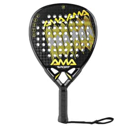 image-AMASPORT Padel Racket with Cover 3k/12K/18K Carbon EVA Soft Padel Paddle Tennis Racket Diamond Shape High Quality Raqueta Paddel