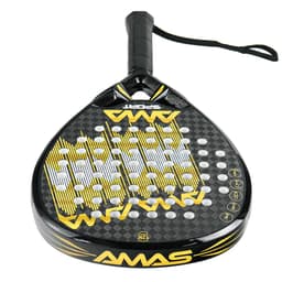 image-AMASPORT Padel Racket with Cover 3k/12K/18K Carbon EVA Soft Padel Paddle Tennis Racket Diamond Shape High Quality Raqueta Paddel