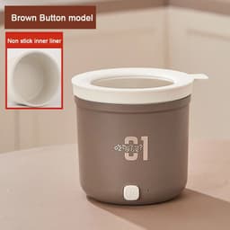 image-DMWD Mini Rice Cooker Multifunction Skillet 1L Noodle Cooking Pot Egg Omelette Frying Pan Hotpot Baby Food Stew Cup Soup Heater