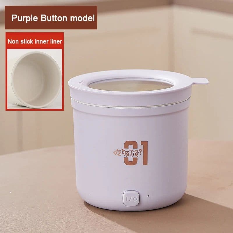 image-DMWD Mini Rice Cooker Multifunction Skillet 1L Noodle Cooking Pot Egg Omelette Frying Pan Hotpot Baby Food Stew Cup Soup Heater