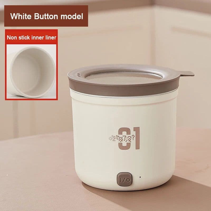 image-DMWD Mini Rice Cooker Multifunction Skillet 1L Noodle Cooking Pot Egg Omelette Frying Pan Hotpot Baby Food Stew Cup Soup Heater