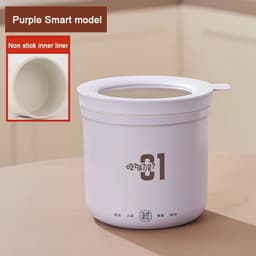 image-DMWD Mini Rice Cooker Multifunction Skillet 1L Noodle Cooking Pot Egg Omelette Frying Pan Hotpot Baby Food Stew Cup Soup Heater