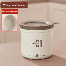 image-DMWD Mini Rice Cooker Multifunction Skillet 1L Noodle Cooking Pot Egg Omelette Frying Pan Hotpot Baby Food Stew Cup Soup Heater