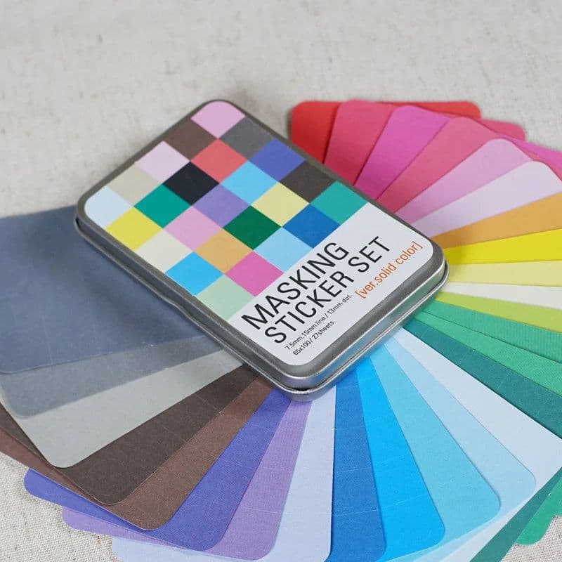 image-Korean Kawaii Stationery Lovely Tin Scrapbooking Pastel Marking Tape Craft Stickers Decorative DIY Memo Planner Tool 27 Sheets