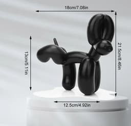 image-New Peeing Balloon Dog Sculpture Resin Crafts Animal Interior Statue Home Room Decor Decoration Nordic Sculptures and Figurines