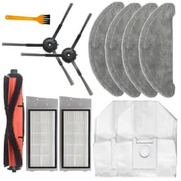 image-For Roidmi Eve Plus SDJ01RM Robotic Vacuum Cleaner Spare Parts Mop Cloth Hepa Filter Main Brush Side Brush Dust Bag Accessories