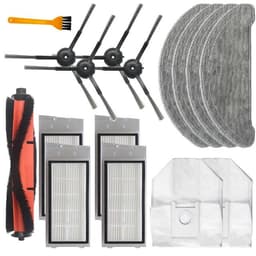 image-For Roidmi Eve Plus SDJ01RM Robotic Vacuum Cleaner Spare Parts Mop Cloth Hepa Filter Main Brush Side Brush Dust Bag Accessories