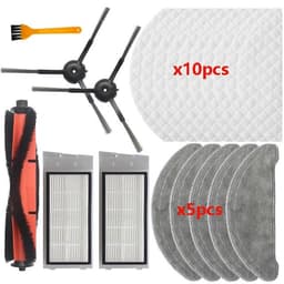 image-For Roidmi Eve Plus SDJ01RM Robotic Vacuum Cleaner Spare Parts Mop Cloth Hepa Filter Main Brush Side Brush Dust Bag Accessories